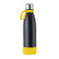 Flasche: schwarz, Ring: gelb, Manschette: gelb