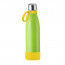 Flasche: hellgrün, Ring: gelb, Manschette: gelb