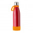 Flasche: rot, Ring: orange, Manschette: orange