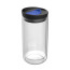 transparent, blau