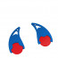 rot, blau