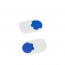 blau, weiß