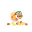 Cavendish & Harvey Mini Bonbons Fruchtmix - Bonbonglas; Kunststoffdeckel; Papieretikett