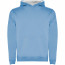 himmelblau / weiss