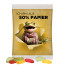 Trolli Fruchtgummi Autos - Folie, 50 % Papieranteil, weiß