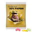 Trolli Fruchtgummi Fahrrad - Folie, 50 % Papieranteil, weiß