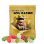 Trolli Fruchtgummi Weihnachtsmischung - Folie, 50 % Papieranteil, weiß