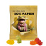 Trolli Vegane Gummibärchen - Folie, 50 % Papieranteil, weiß