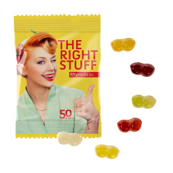 Fruchtgummi 20 g Tüten - Brille (w2p)