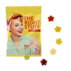 Fruchtgummi 15 g Tüten - Sternchen (w2p)
