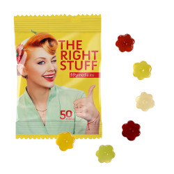 Fruchtgummi 15 g Tüten - Blume (w2p)