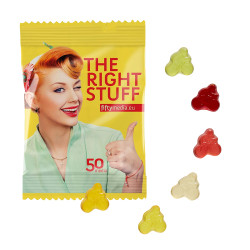 Fruchtgummi 15 g Tüten - Fahrradfahrer (w2p)