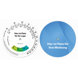 Drehscheibe BMI-Rechner