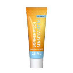 25 ml Tube - Sonnenmilch LSF 30 (sensitiv) - FullbodyPrint 25 ml Tube - Sonnenmilch LSF 30 (sensitiv) - FullbodyPrint