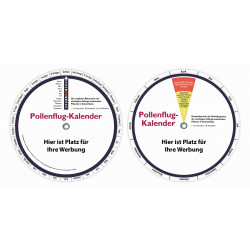 Drehscheibe Pollenflugkalender 3-teilig