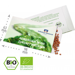 Samentütchen 63 x 98 mm, Bio-Kresse Samentütchen 63 x 98 mm, Bio-Kresse