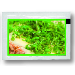 Samentütchen 80x55 mm, Kresse, Standardmotiv, auf Anfrage eigenes Motiv Samentütchen 80x55 mm, Kresse, Standardmotiv, auf Anfrage eigenes Motiv