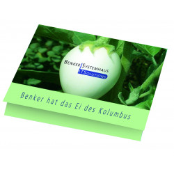 Klappkärtchen Eierbaum, 90 x 60 mm Eierbaumsamen Klappkärtchen Eierbaum, 90 x 60 mm Eierbaumsamen