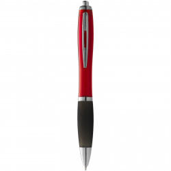 Nash Kugelschreiber farbig mit schwarzem Griff (schwarze Mine)