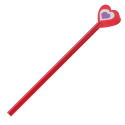 Holzbleistift mit Radiergummiaufsatz GERTRUDA