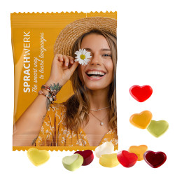 Fruchtgummi 20 g Tüten - Herzen (w2p)