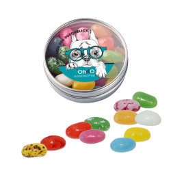 Klarsichtdose mit Jelly Beans, 40 g