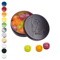 XS-Prägedose mit Pulmoll Pastillen, 16 g