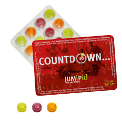 Kleinster Event-Kalender der Welt mit Pulmoll Pastillen Kleinster Event-Kalender der Welt mit Pulmoll Pastillen