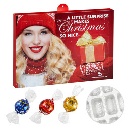 Premium-Marken-Adventskalender mit Lindt Lindor Kugel Mix