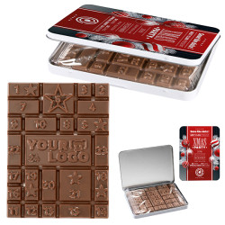 Adventskalender Mini-Dekordose - Sonder-Adventskalender-Schokoladentafel