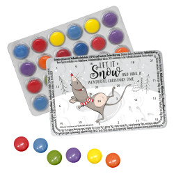 Kleinster (Advents-)Kalender der Welt "Standard" mit Schokolinsen