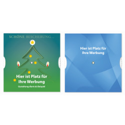 Drehscheibe Quadrat Weihnachtsbaum