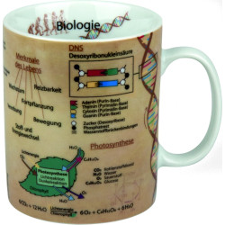 Könitz Porzellan Wissensbecher Biologie KC330 zusätzlich veredelbar