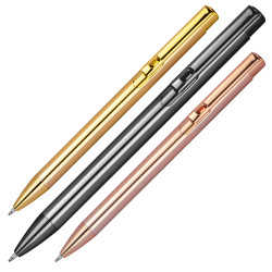 Druckkugelschreiber aus Aluminium in Metallic Farben Druckkugelschreiber aus Aluminium in Metallic Farben