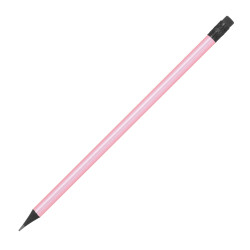 Bleistift mit Radiergummi in Metallic-Farben JAMES