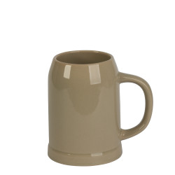 Klassischer Steinzeug Bierkrug