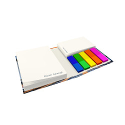 Haftnotizen mit Hardcover 105 x 75 mm