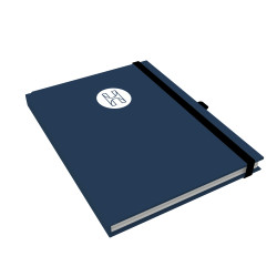 Schreibblock DIN A4 mit Hardcover, 96 Blatt