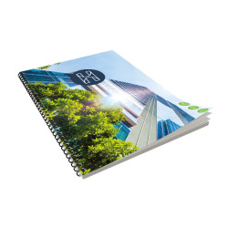 Schreibblock "Primus Green Ring-Wire" DIN A4, 50 Blatt