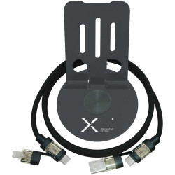 SCX.design O34 360° Smartphonehalterung mit 240W 4 in 1 Ladekabel