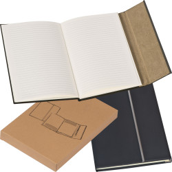 A5 Notizbuch mit Metallapplikation A5 Notizbuch mit Metallapplikation