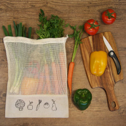Baumwolle Obst- und Gemüsebeutel, OEKO-Tex 101