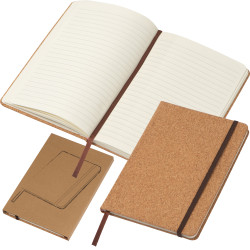 A5 Notizbuch mit Korkeinband und linierten Seiten A5 Notizbuch mit Korkeinband und linierten Seiten