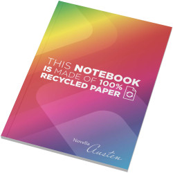 Novella Austen A5 recyceltes Softcover Notizbuch – 50 Blatt
