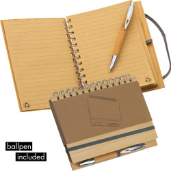 Notizbuch mit Bambuscover Notizbuch mit Bambuscover