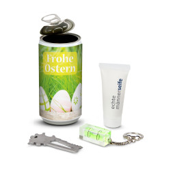 Geschenkset / Präsenteset: Männer-Geheimnis Ostern, das Nest in der Dose – verschiedene Designs