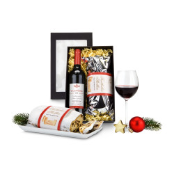 Geschenkset / Präsenteset: Rotwein & Stollen Geschenkset / Präsenteset: Rotwein & Stollen