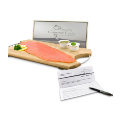 Geschenkartikel / Präsentartikel: Lachs-Gutschein: Feinschmecker Geschenkartikel / Präsentartikel: Lachs-Gutschein: Feinschmecker