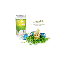 Geschenkartikel / Präsentartikel: Lindt-Oster-Überraschung, Das Nest in der Dose – verschiedene Designs Geschenkartikel / Präsentartikel: Lindt-Oster-Überraschung, Das Nest in der Dose – verschiedene Designs
