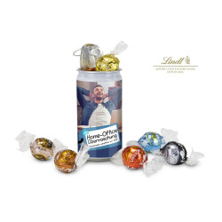 Geschenkartikel / Präsentartikel: Lindt-Geheimnis Home-Office Überraschung, inkl. 6 verschiedenen Lindor Kugeln Geschenkartikel / Präsentartikel: Lindt-Geheimnis Home-Office Überraschung, inkl. 6 verschiedenen Lindor Kugeln